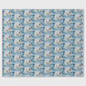 Polar Blue Geschenkpapier (Flach)