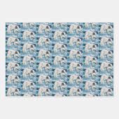 Polar Blue Geschenkpapier Set (Vorderseite 3)