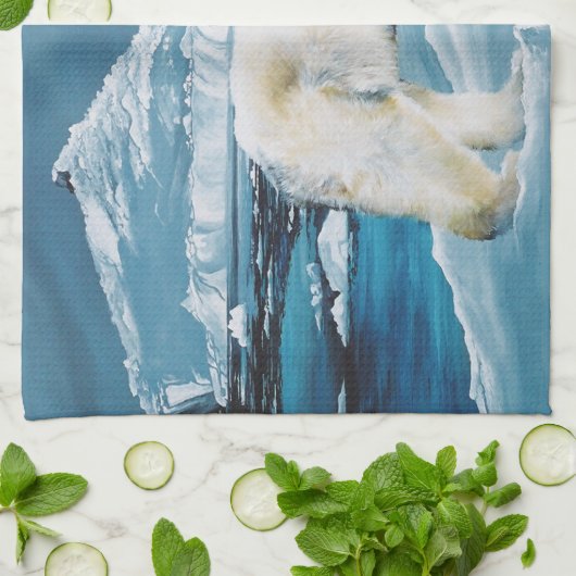 Polar Blue Geschirrtuch (Gefaltet)