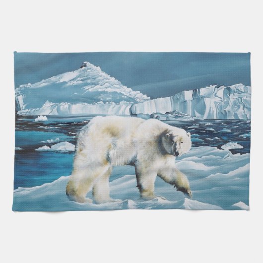 Polar Blue Geschirrtuch (Horizontal)