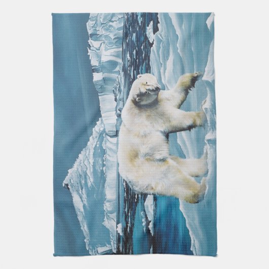 Polar Blue Geschirrtuch (Vertikal)