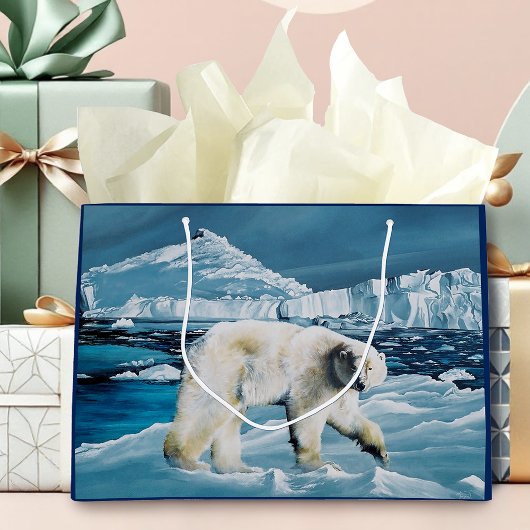 Polar Blue Große Geschenktüte