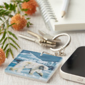 Polar Blue Schlüsselanhänger (Vorderseite rechts)