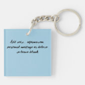 Polar Blue Schlüsselanhänger (Rückseite)