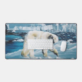 Polar Blue Schreibtischunterlage (Tastatur & Maus)