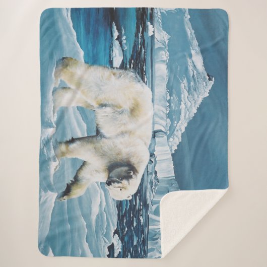 Polar Blue Sherpadecke (Vorderseite)