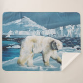 Polar Blue Sherpadecke (Vorderseite (Horizontal))