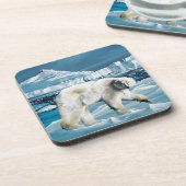 Polar Blue Untersetzer (Linke Seite)
