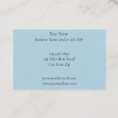 Polar Blue Visitenkarte (Rückseite)