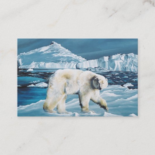 Polar Blue Visitenkarte (Vorderseite)