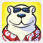 Polar Bowler Icon Sticker (Vorderseite)