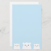 Polar Briefpapier (Vorne/Hinten)