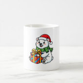 Polar-Eisbär-Weihnachtsgeschenk Kaffeetasse (Mittel)