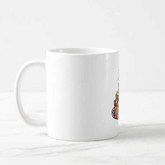 Polar-Eisbär-Weihnachtsgeschenk Kaffeetasse (Links)
