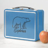 Polar Explorer Metall Brotdose (Beispiel)