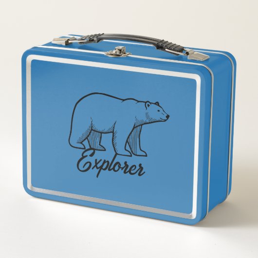 Polar Explorer Metall Brotdose (Vorderseite)