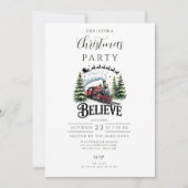 Polar Express Christmas Einladung (Vorderseite)