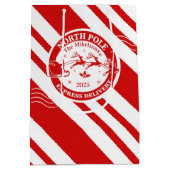 Polar Express Christmas Ticket Mittlere Geschenktüte (Rückseite)