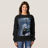 Polar Express Sweatshirt für Frauen - Train Graphi (Vorne ganz)