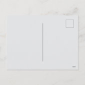 Polar Express Ticket Feiertagspostkarte (Rückseite)