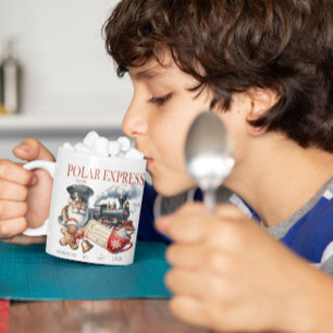 Polar Express Weihnachts-Tasse Zweifarbige Tasse