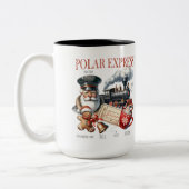 Polar Express Weihnachts-Tasse Zweifarbige Tasse (Links)