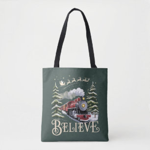Polar Express Weihnachtsgeschenk Glaube Xmas Winte Tasche