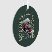 Polar Express Weihnachtsgeschenk Glauben Weihnacht Ornament (Vorderseite)