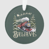 Polar Express Weihnachtsgeschenk Glauben Weihnacht Ornament (Vorderseite)