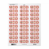 Polar Express Weihnachtsticket Adresse (Vorne)