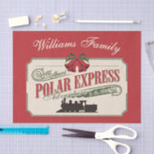 Polar-Express-Zugabenteuer glauben an Weihnachten Seidenpapier (Handwerk)