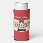 Polar-Express-Zugabenteuer glauben an Weihnachten Selters Dosenkühler (Seltzer Vorderseite)