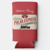 Polar-Express-Zugabenteuer glauben an Weihnachten Selters Dosenkühler (Rückseite)