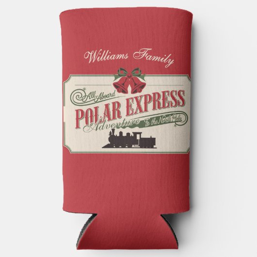 Polar-Express-Zugabenteuer glauben an Weihnachten Selters Dosenkühler (Vorderseite)