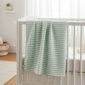 Polar fleece blanket with stripes.