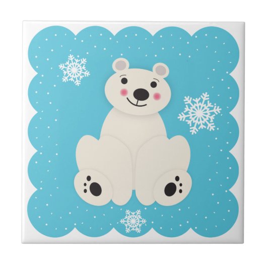 Polar Friend Fliese (Vorderseite)