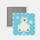 Polar Friend Magnet (Vorderseite/Rückseite)