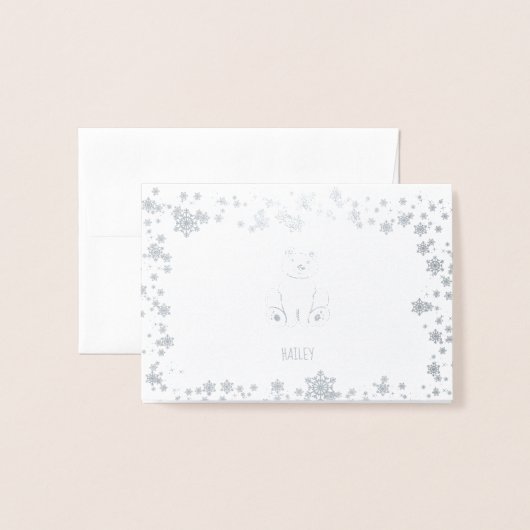 Polar Friends Folienkarte (Vorderseite mit Umschlag)