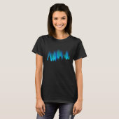 Polar Lights Aurora Borealis Iceland Vacation T-Shirt (Vorne ganz)