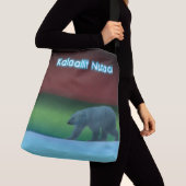 Polar Lights Polar Bear - Grönland Tragetaschen Mit Langen Trägern (Von Nahem)