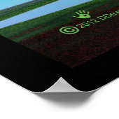 Polar Lights Polar Bear Poster (Ecke)