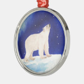 Polar Lights Silbernes Ornament (Links)