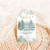 Polar Little Bear Baby Dusche Vielen Dank Geschenkanhänger