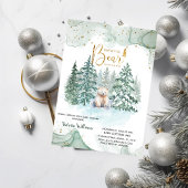 Polar Little Bear ist unterwegs Niedliche Baby Dus Einladung