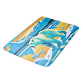 Polar Majestät: Arktische Landschaft Badematte (Schrägansicht)