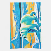 Polar Majestät: Arktische Landschaft Geschirrtuch (Vertikal)