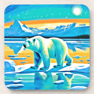 Polar Majestät: Arktische Landschaft Getränkeuntersetzer