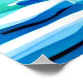 Polar Majestät: Arktische Landschaft Poster (Ecke)