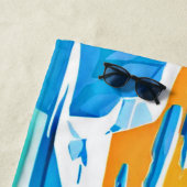 Polar Majestät: Arktische Landschaft Strandtuch (Beispiel)