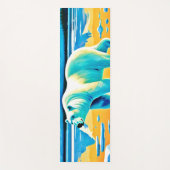 Polar Majestät: Arktische Landschaft Yogamatte (Vorderseite)